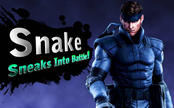 Snake in Super Smash Bros for Wii U/3DS