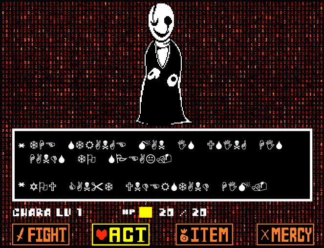 Gaster Battle by spdy4 on DeviantArt
