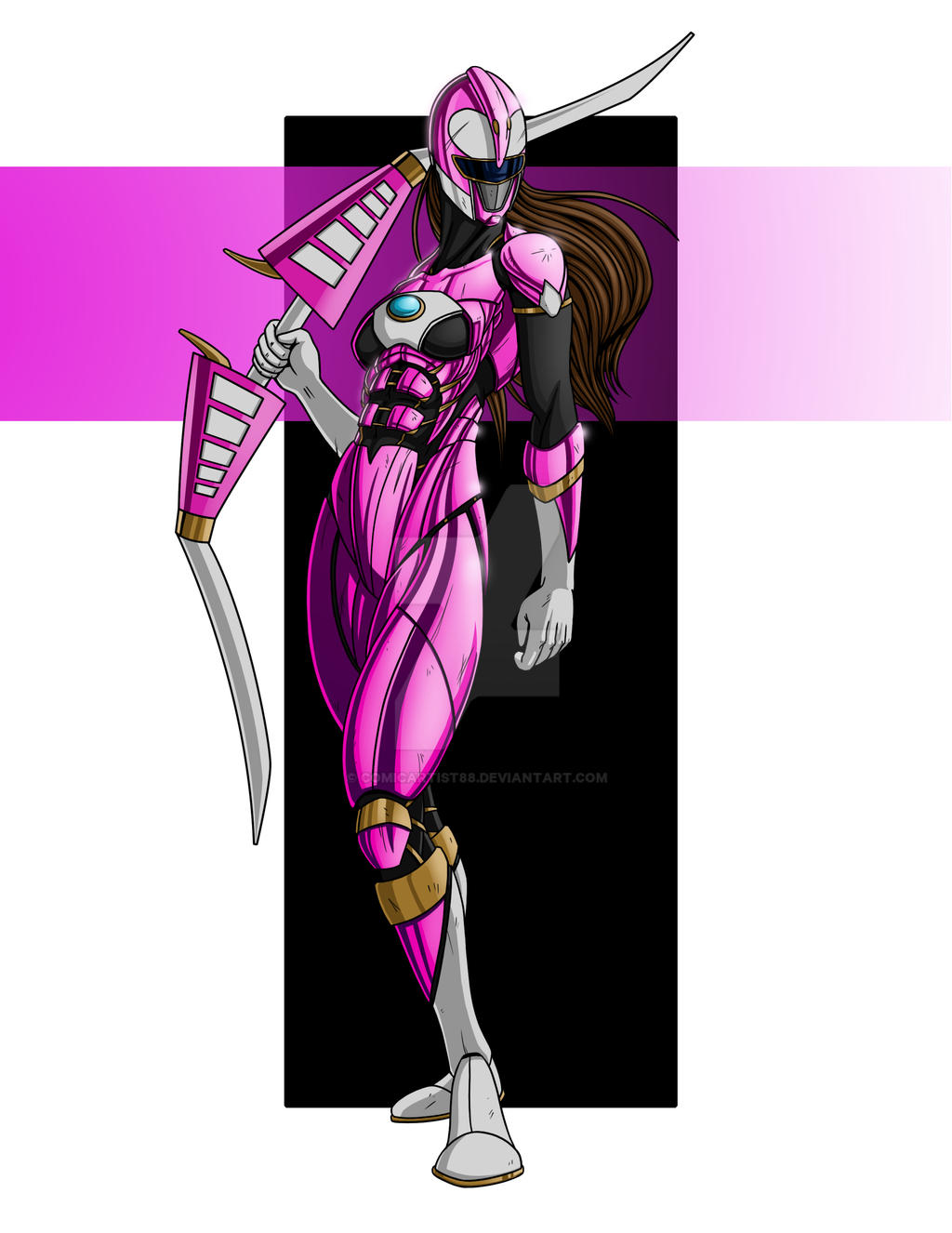 Pink Ranger by comicartist88 on DeviantArt
