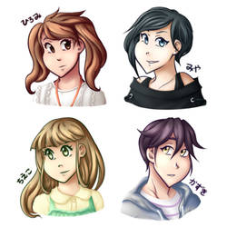 Precure OCs (Headshots)