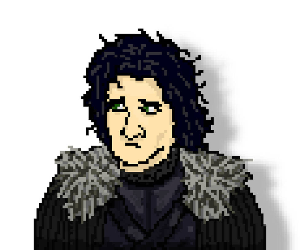 Jon Snow Pixel Art by onlo