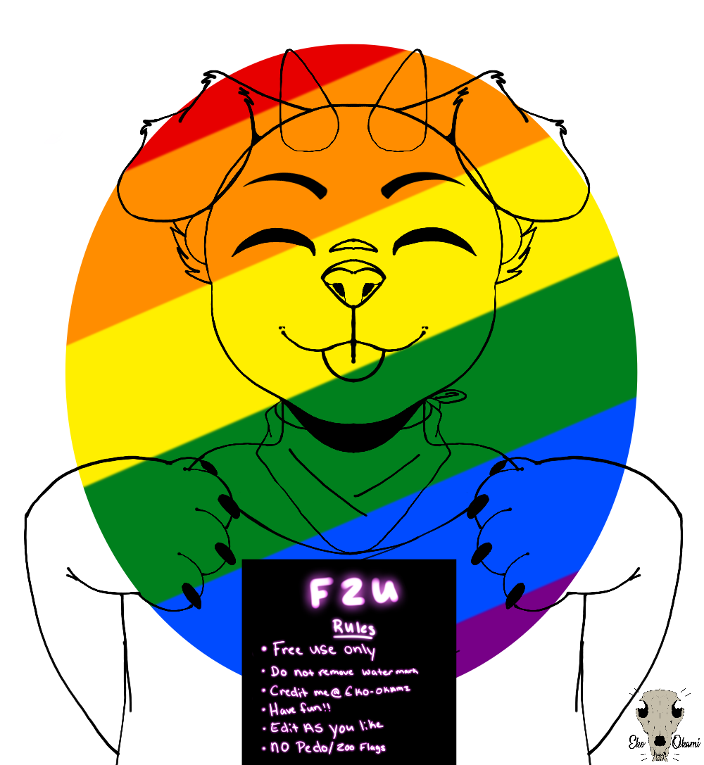 F2u pride base by Eko-Okami on DeviantArt