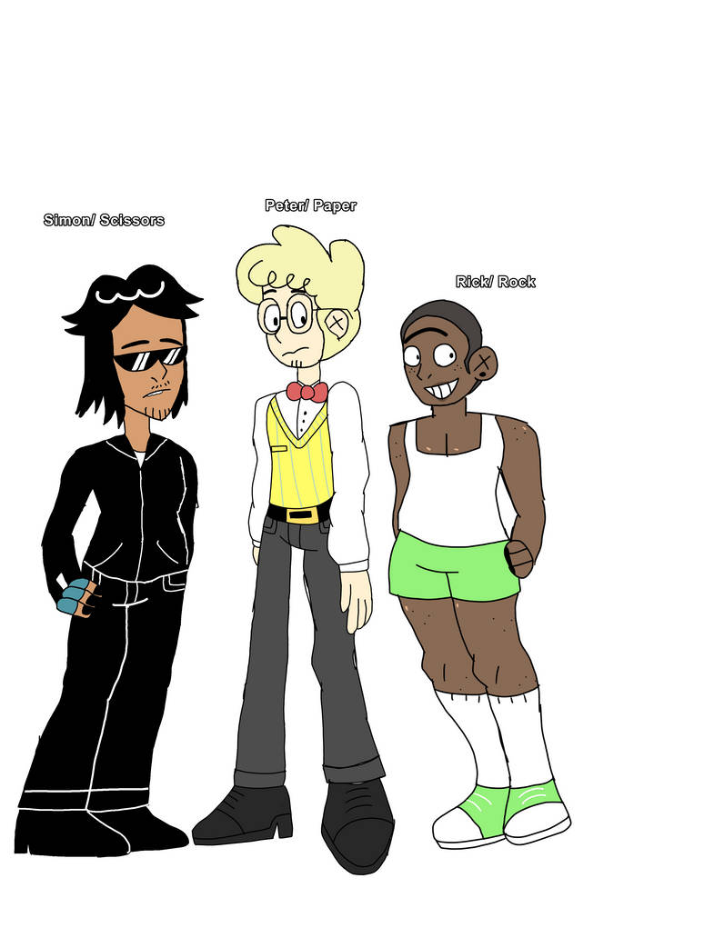 Rock Paper Scissors Humanized AU by XxPoverHeartsXx on DeviantArt