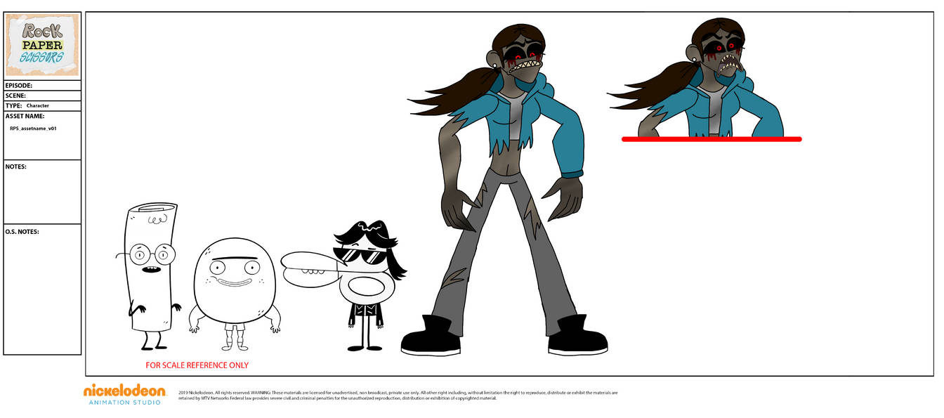 Monster Paris In Rock Paper Scissors Ref Sheet by XxPoverHeartsXx on ...