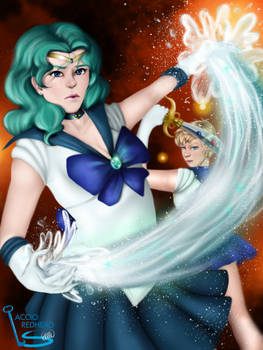 Splash! Sailor Neptune and Uranus