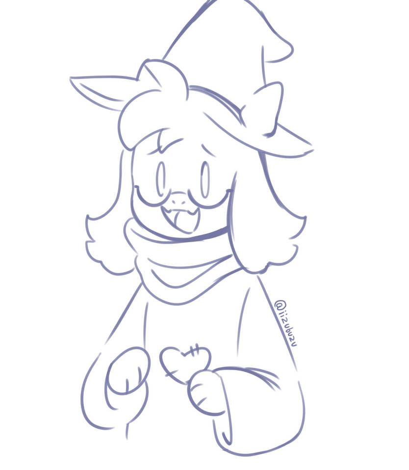 Geometric Ralsei Ralsei Sketch by iizubuzu on DeviantArt