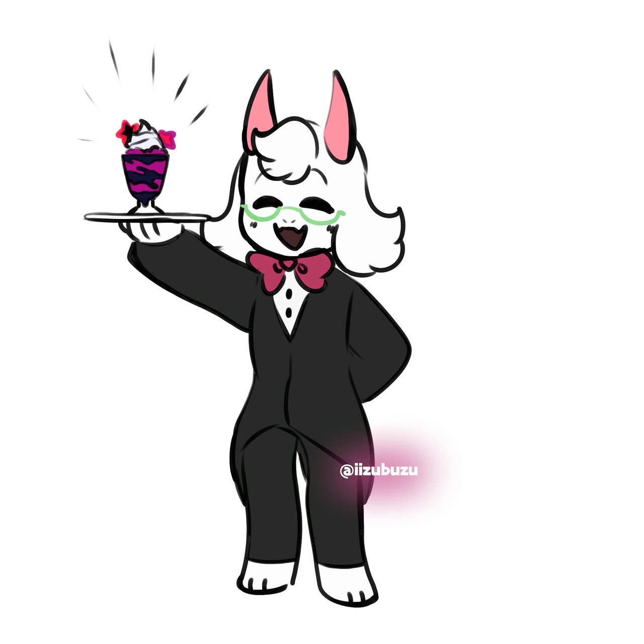 Butler Ralsei by iizubuzu on DeviantArt