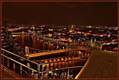 Bridges Across the Danube HDR