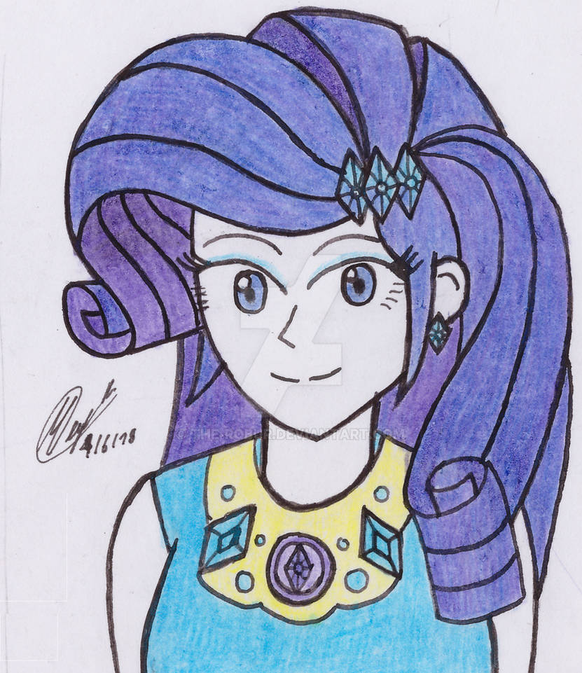 MLP - Rarity Colored by The-Robur on DeviantArt