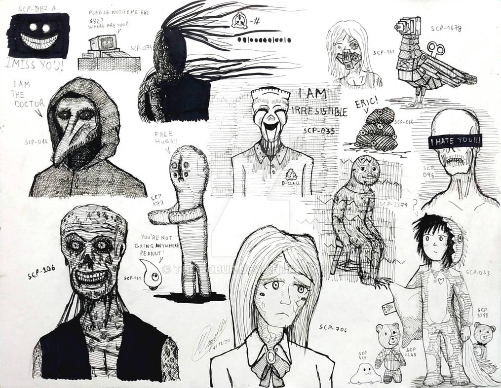 The SCP's Random Drawing by The-Robur on DeviantArt
