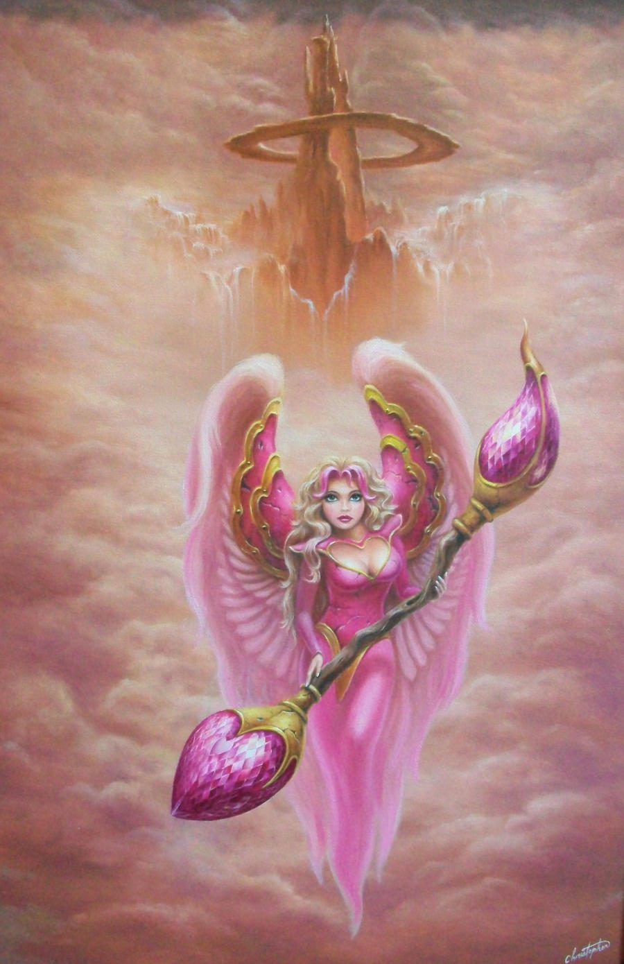 Pink Warrior Angel