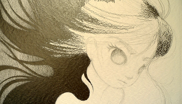 Sneak peek - graphite piece