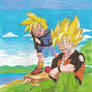 Goku and Gohan