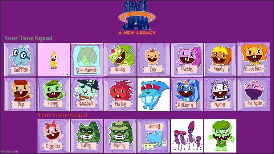 Happy Tree Friends Space Jam New Legacy Team by raymondrules65 on ...