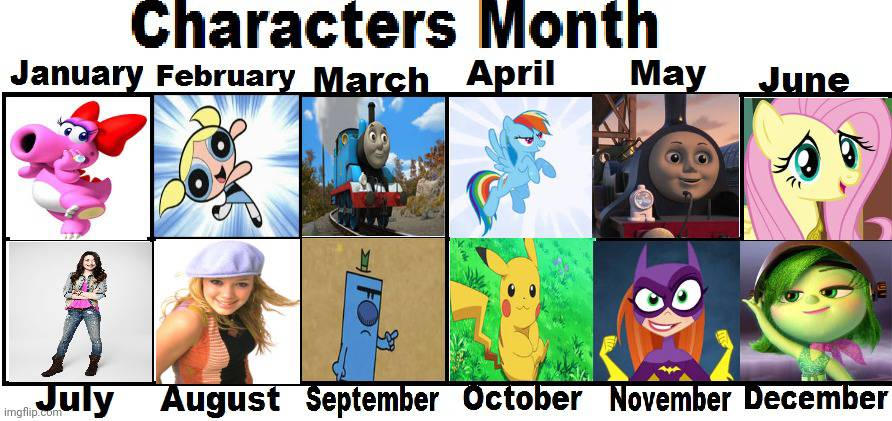 Characters Month By Raymondrules65 On DeviantArt