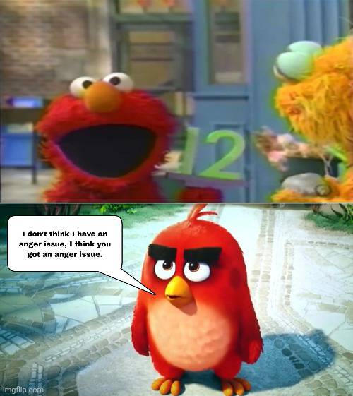Angry Elmo Sticker Red Thinks Elmo Has Anger Issues by raymondrules65 on DeviantArt
