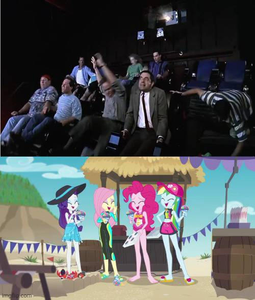 Equestria Girls Laugh at Mr. Bean's Ride of Doom by raymondrules65 on ...