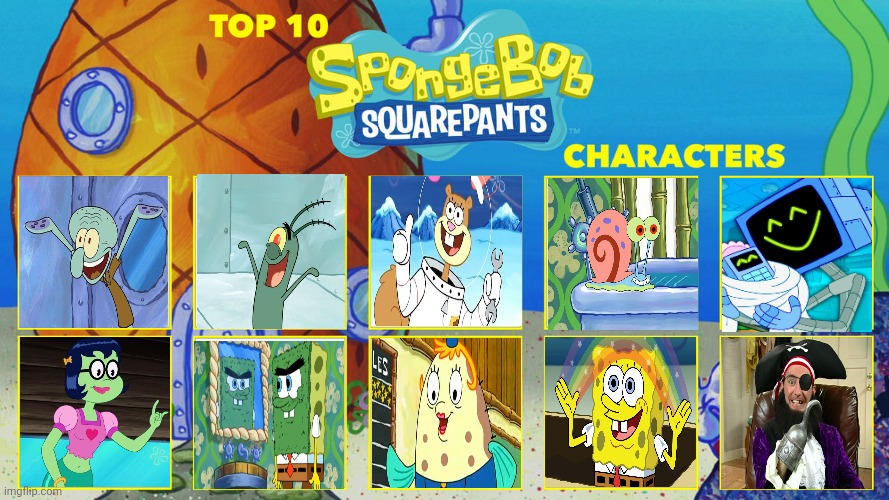 Spongebob Fall Characters My Top 10 SpongeBob SquarePants Characters by raymondrules65 on DeviantArt