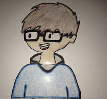 Drawing of myself in a Adventure Time Style