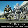 The Alpha team