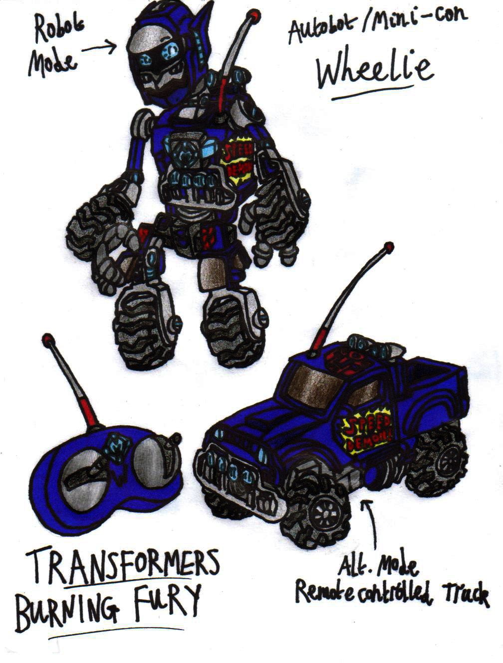 Transformers: Burning Fury - Wheelie