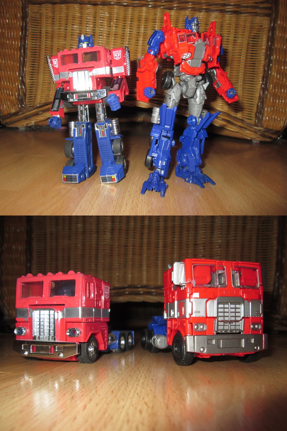 Optimus Prime - Then and Now