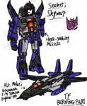 Transformers: Burning Fury - Skywarp by KrytenMarkGen-0