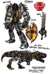 Transformers: Burning Fury - Grimlock by KrytenMarkGen-0