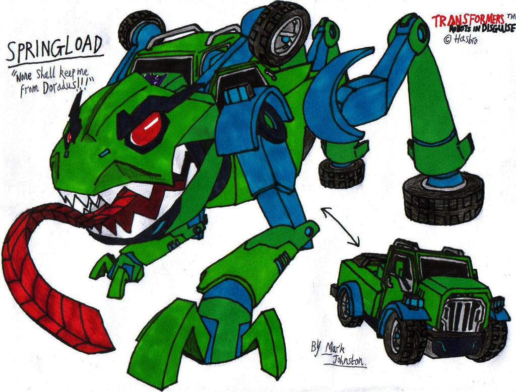 Transformers Robots in Disguise (2015)- Springload by KrytenMarkGen-0 ...