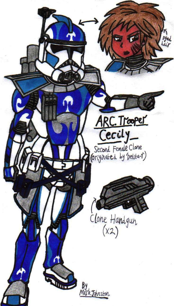 SW The Clone Wars - ARC. Trooper Cecily [OC]