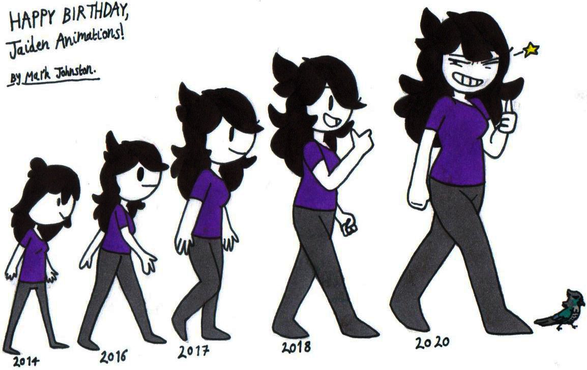 Jaiden's been on  for 8 years by cdgzilla9000 on DeviantArt