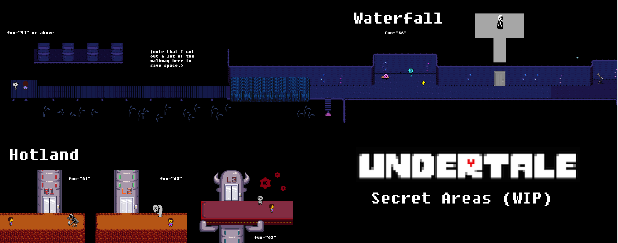 Undertale (IN)Complete Map - Secret Areas by Papikari on DeviantArt