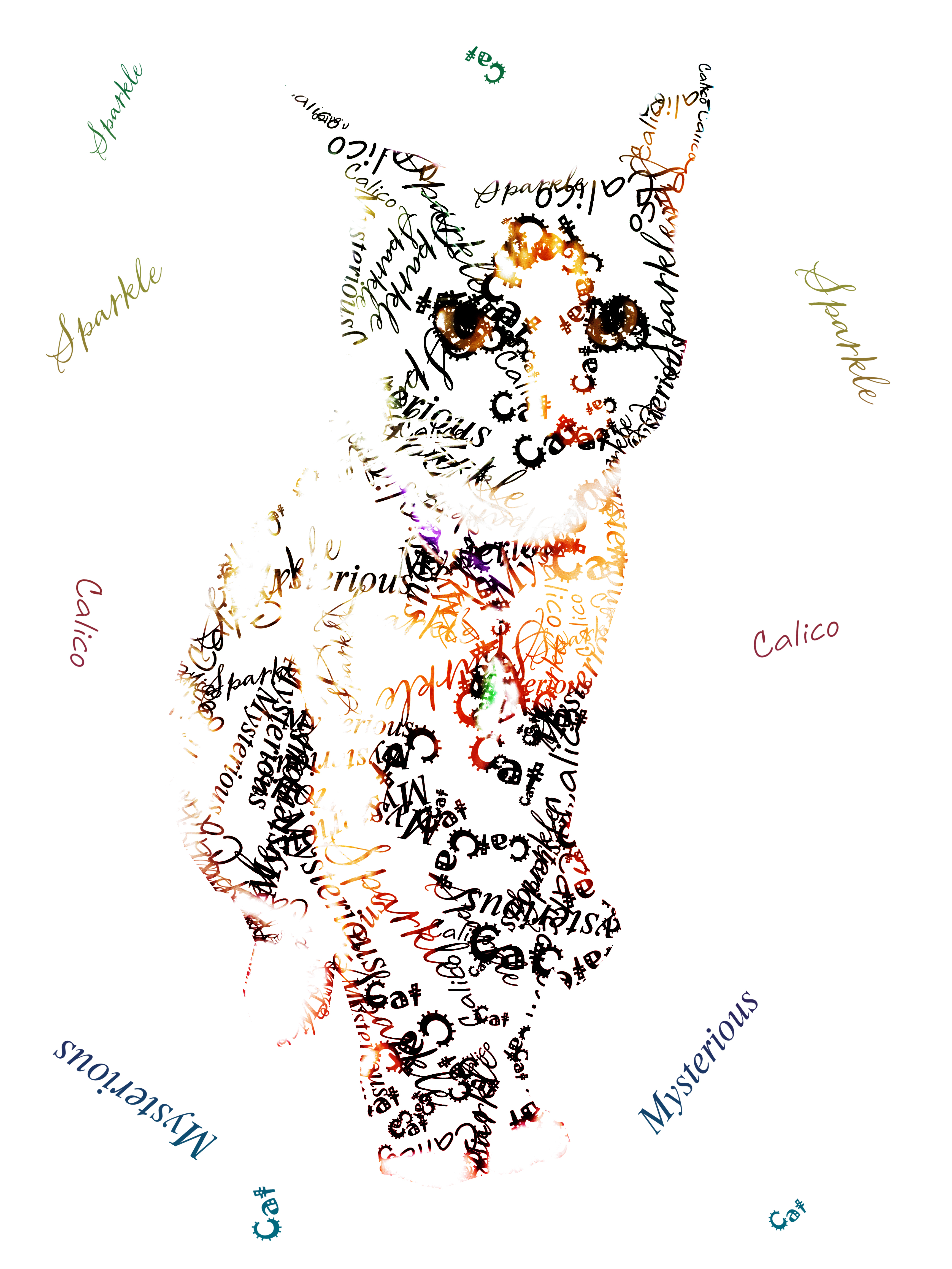 Cat Typography