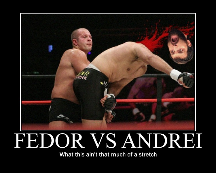 Fedor Demotivational poster