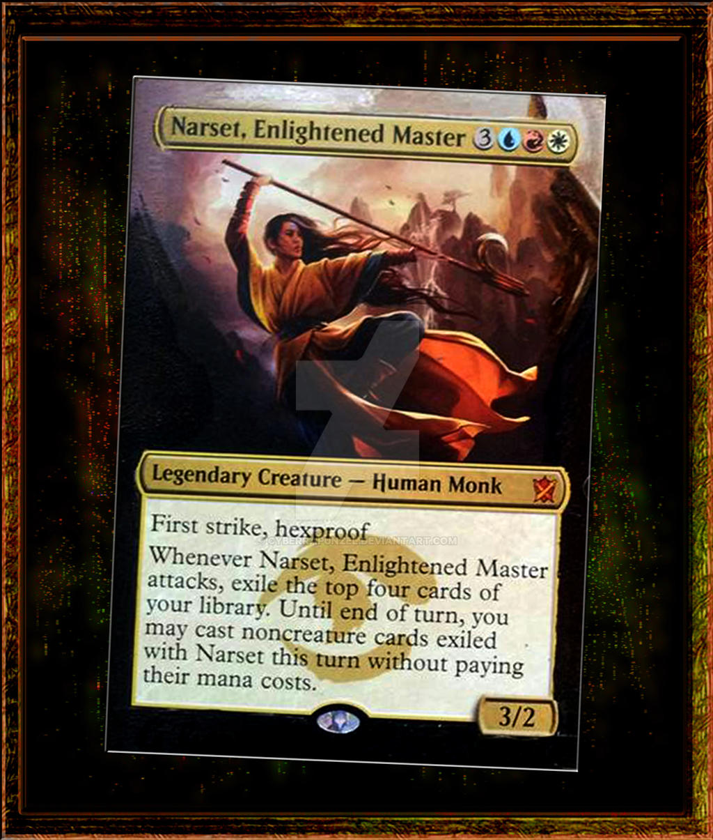 mtg narset cards Narset, Enlightened Exile PROWESS Spells Magic Commander Deck From the Khans of Tarkir set. Narset, Parter of Veils (SLD-1141)