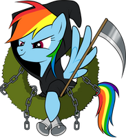 Rainbow Dash of Xmas Future