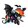 Halloween Shadowbolt Rainbow Dash