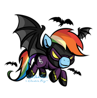 Halloween Shadowbolt Rainbow Dash