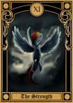 Pony Tarot Cards: Rainbow Dash as the Strength