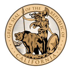 Great Seal of the Republic of California (Colored)