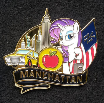 Rarity in Manehattan Pin