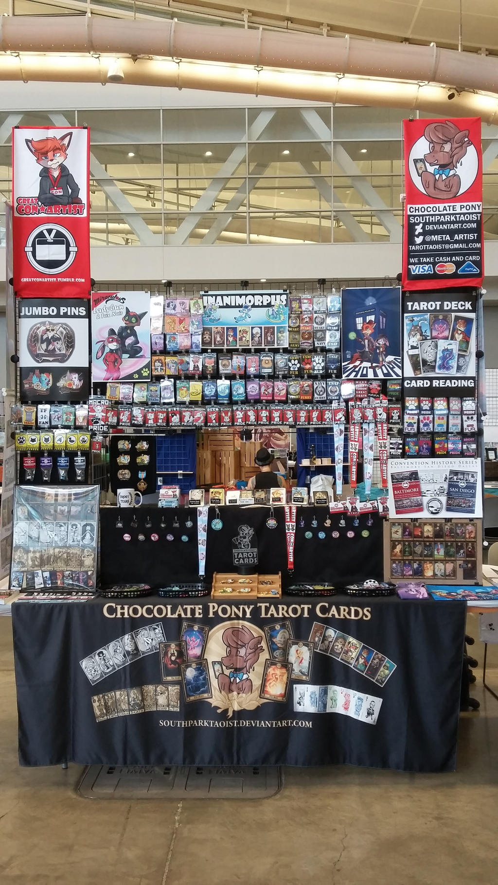 My Booth at AnthroCon 2017