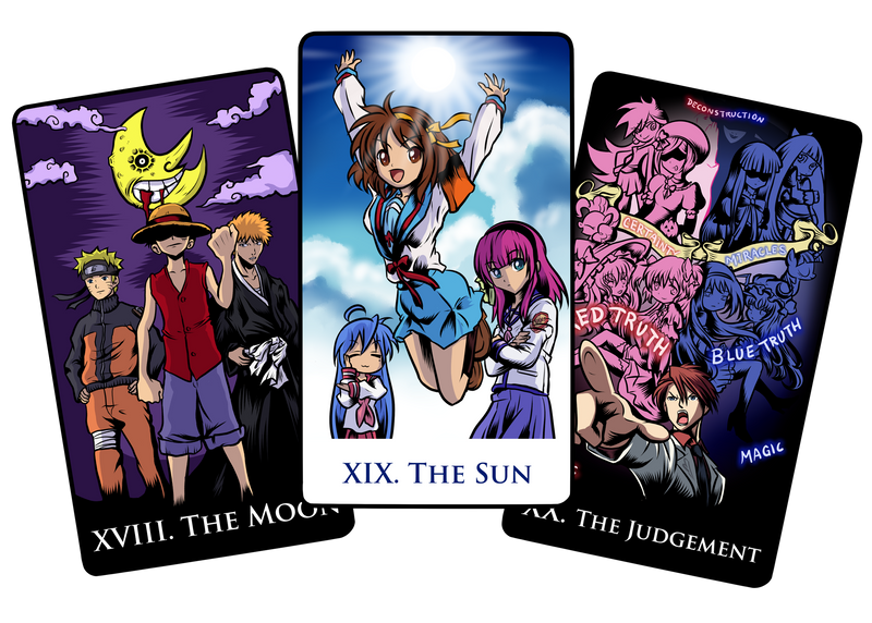 History of Japanese Anime Major Arcana Tarot by SouthParkTaoist on  DeviantArt