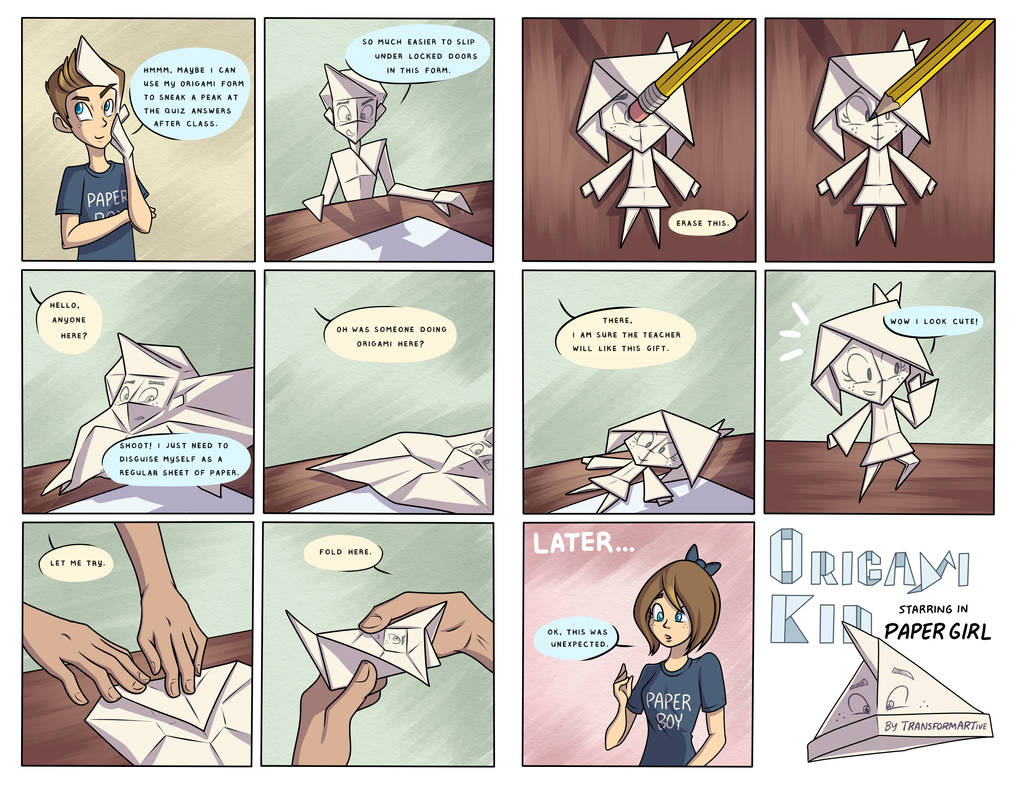 Origami Kid - Paper Girl