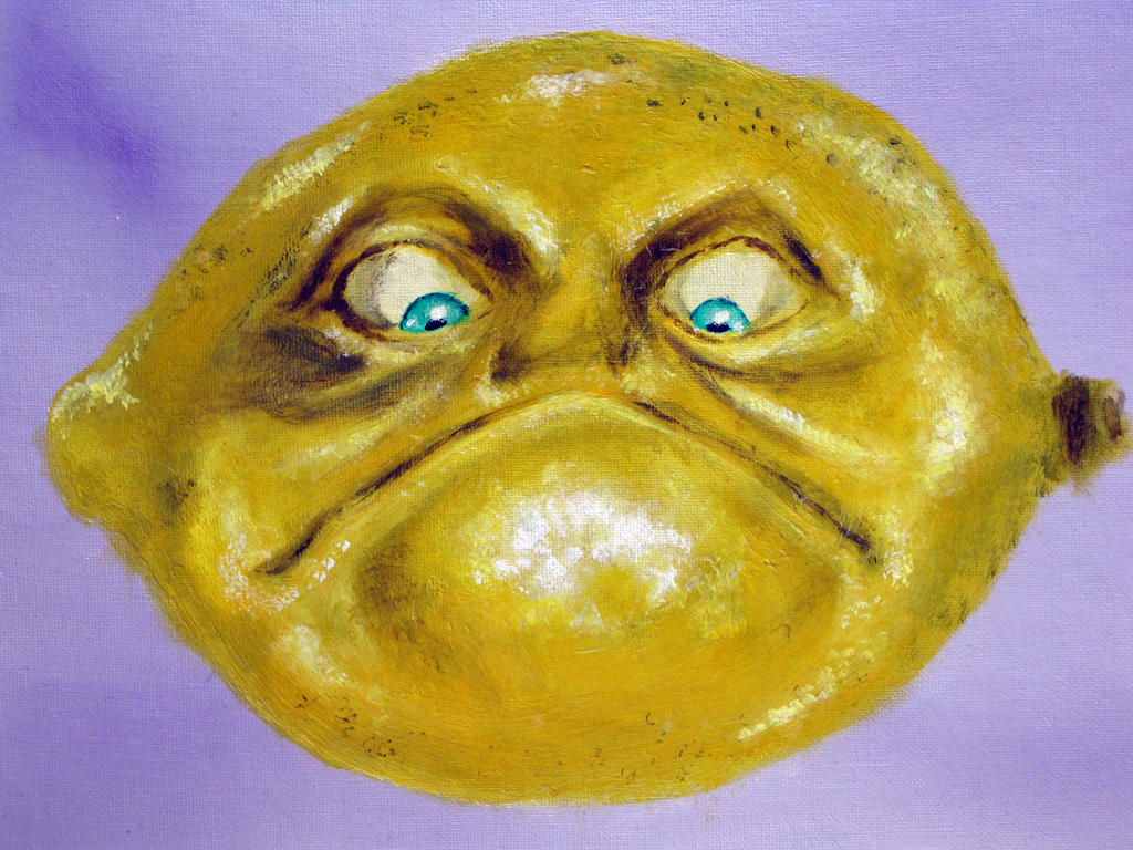 Grumpy Lemon Grumpy Lemon: Traditional by Azterion on DeviantArt