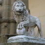 Lion statue Stock