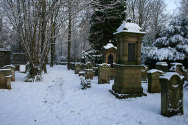 Winter cemetery stock 08