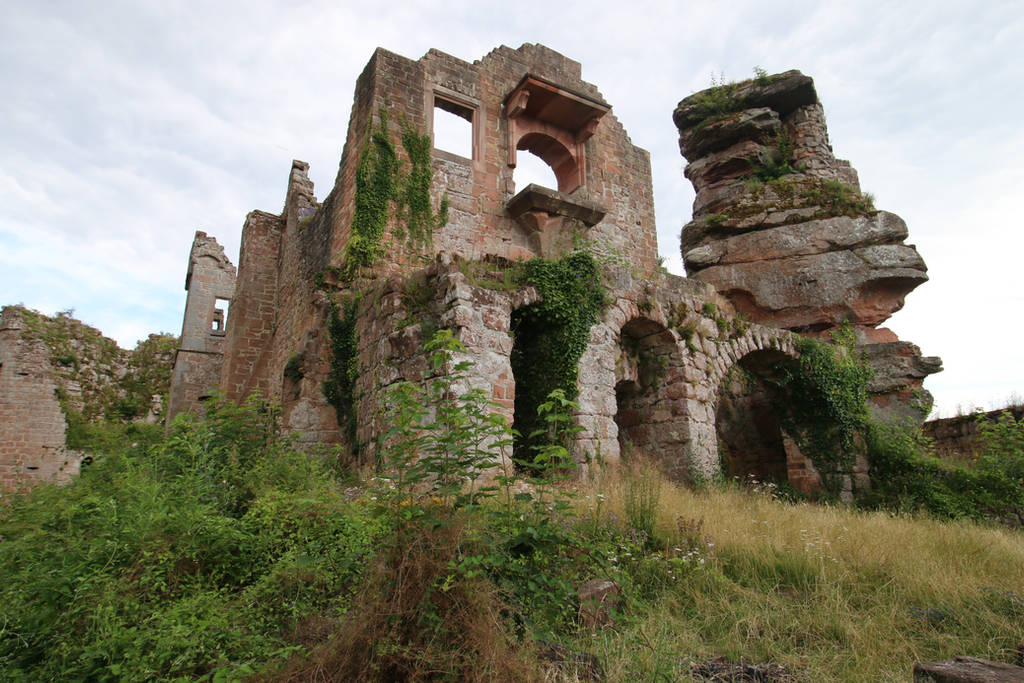 Neuscharfeneck Ruins Stock 22 by Malleni-Stock