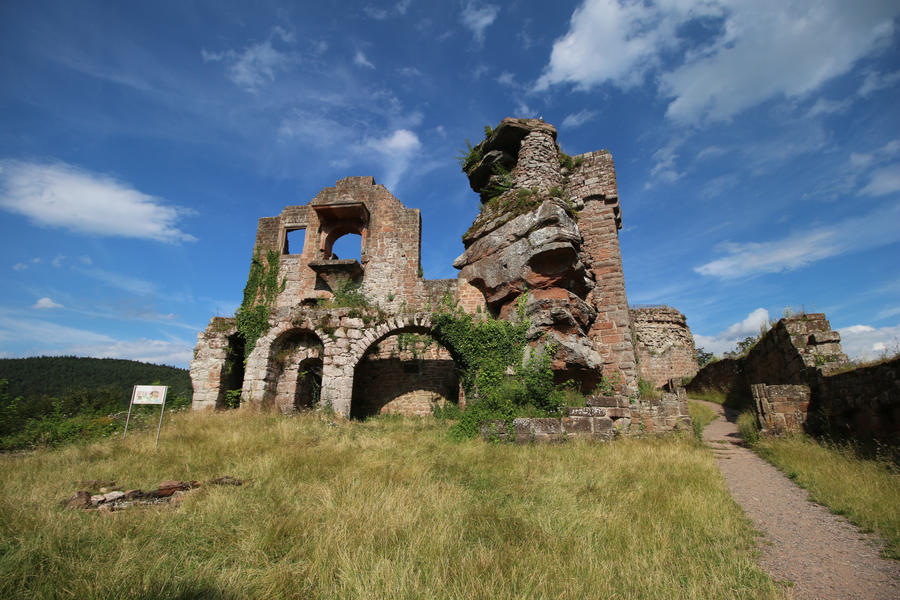 Neuscharfeneck Ruins Stock 28