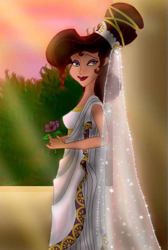 Meg's Wedding Dress, colored